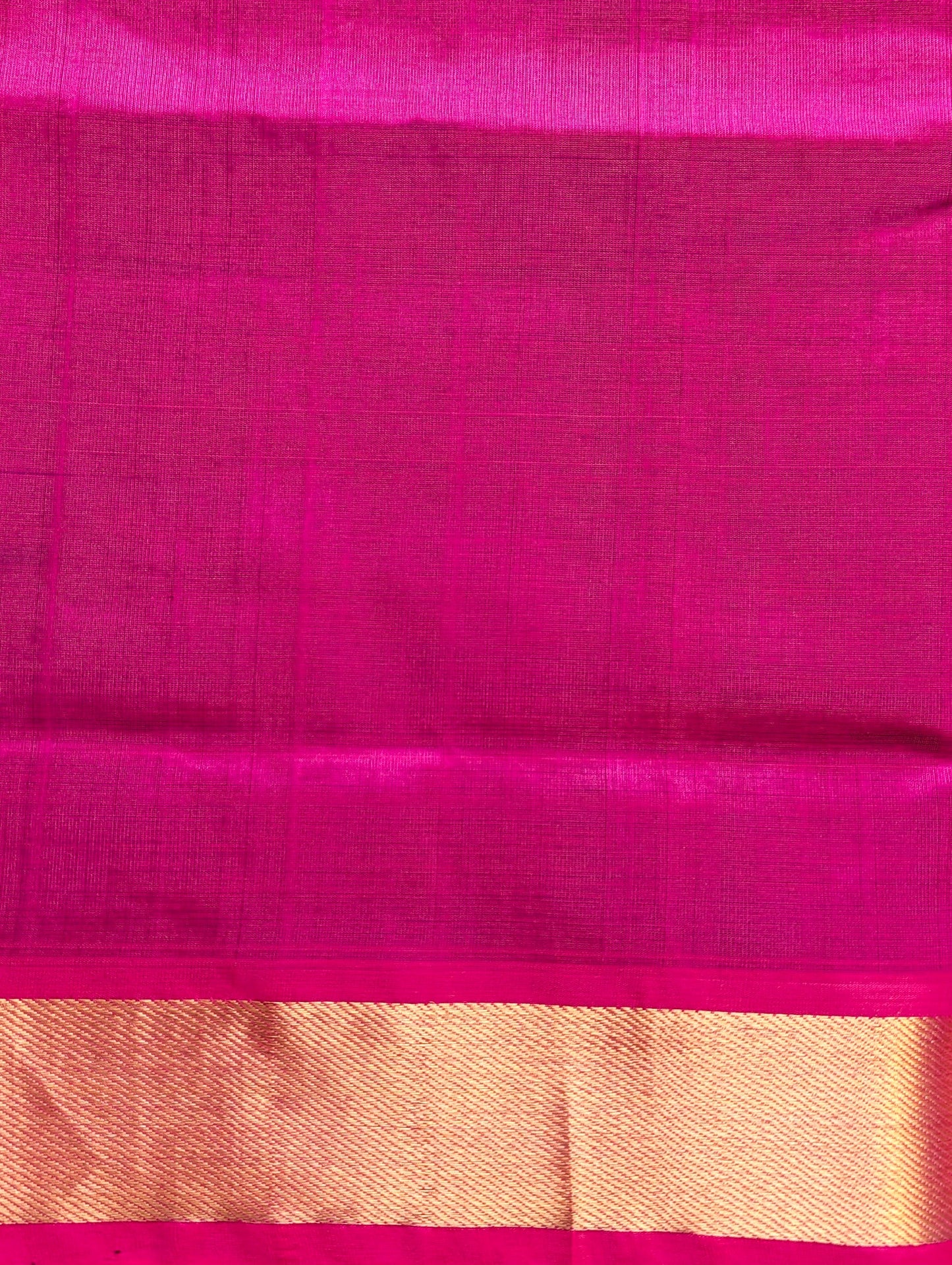 Bottle Green with Pink Pure Kanchi Silk Cotton Saree