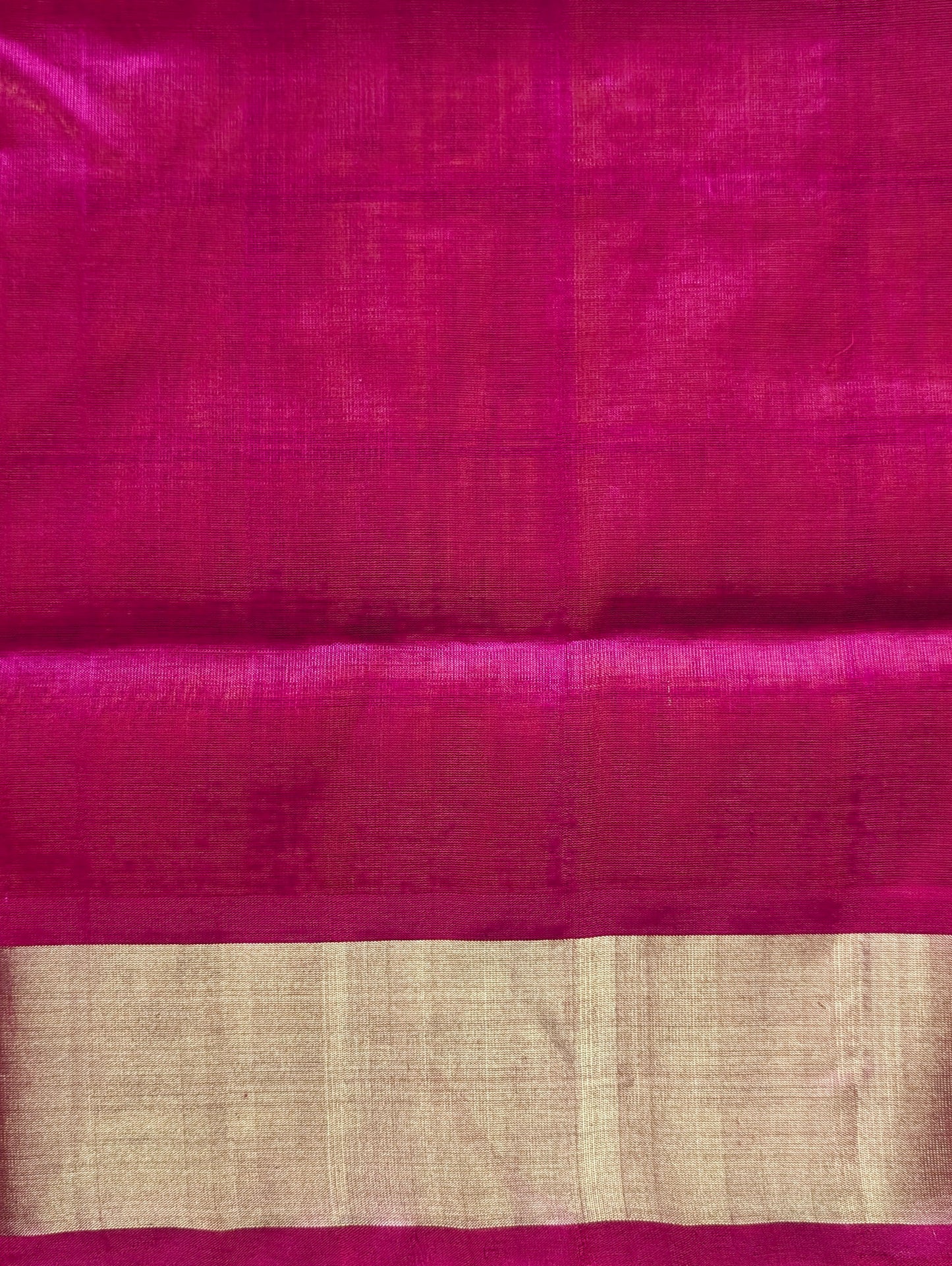 Yellow and Pink checks with Butta Pure Kanchi Silk Cotton Saree