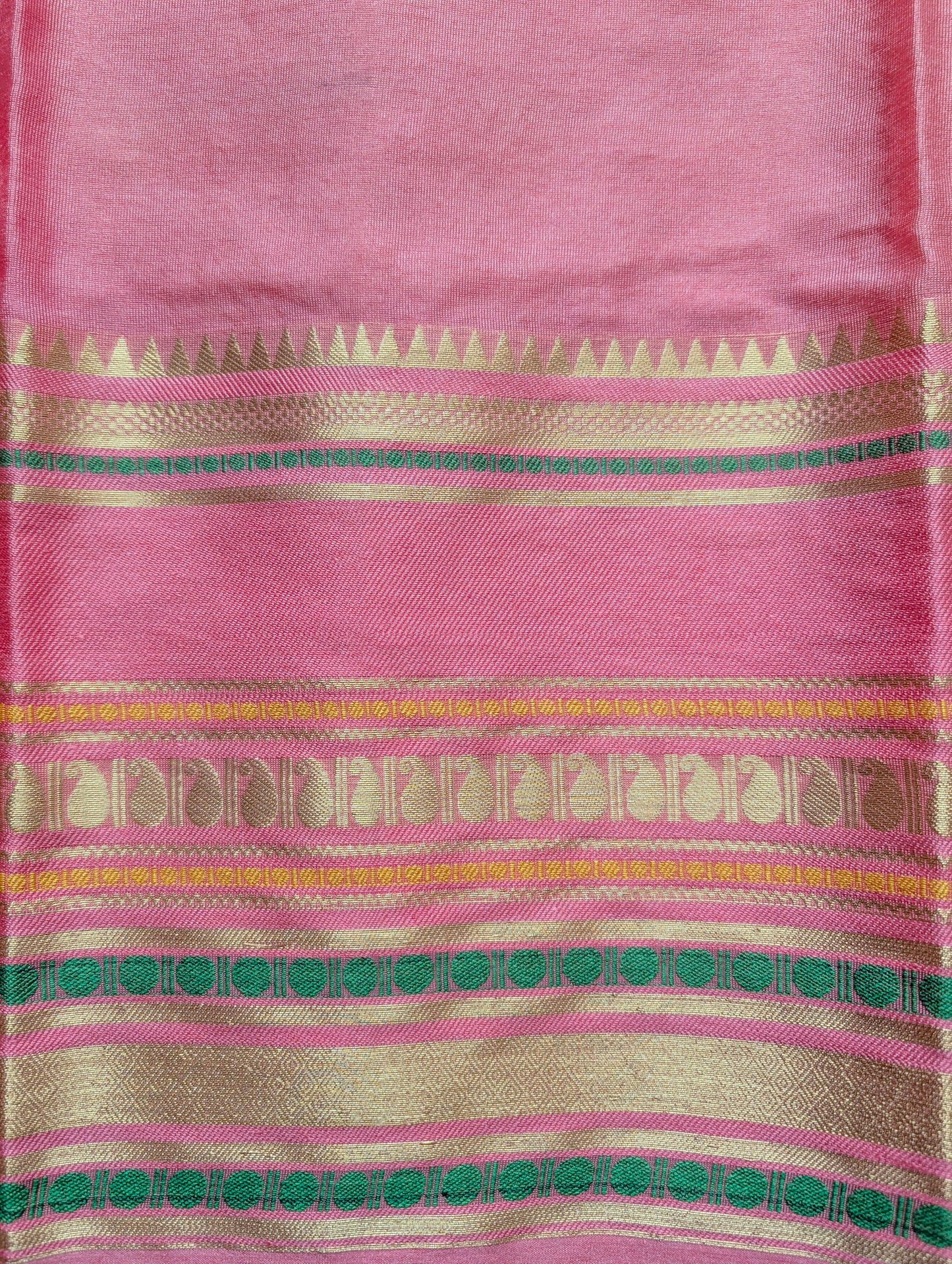 Pink Banarasi Warm Silk Saree