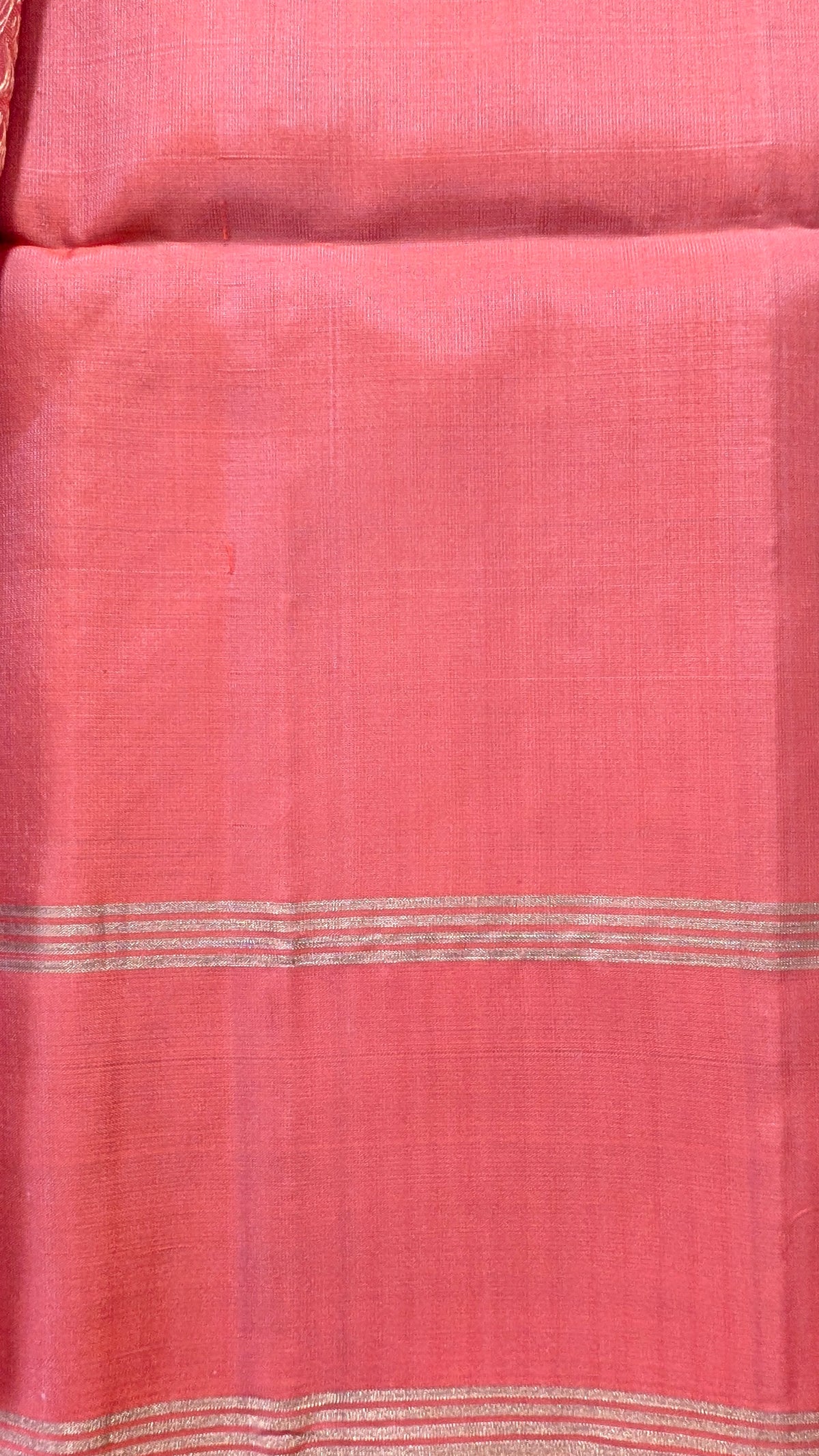 Yellow with Orange Kollam Pure Soft Silk Saree