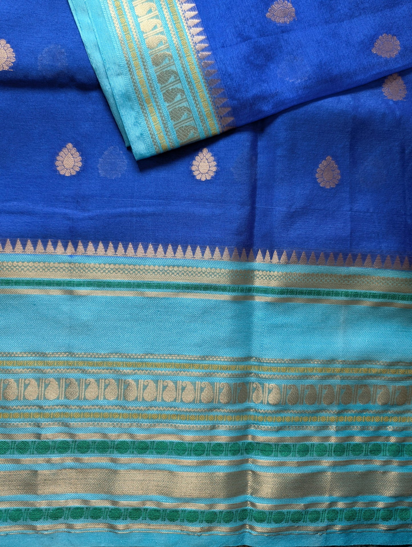 Blue Warm Silk Saree