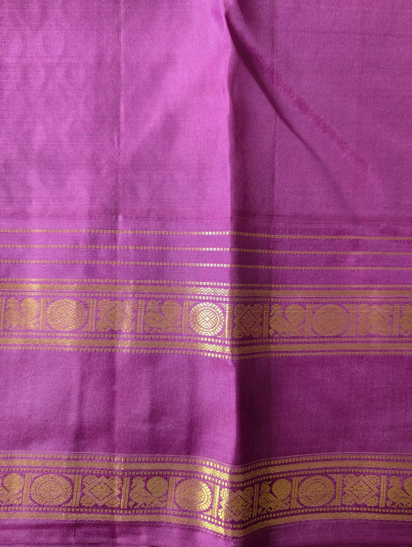 Purple Kanjeevaram Silk Saree
