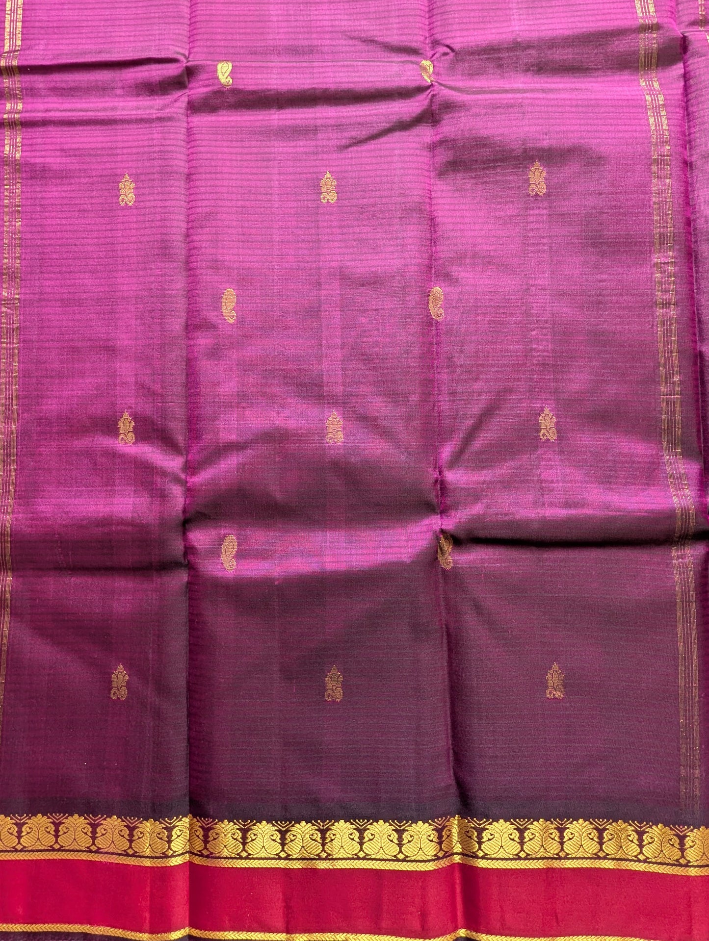 Pink Lightweight Pure Kanchi Silk Saree