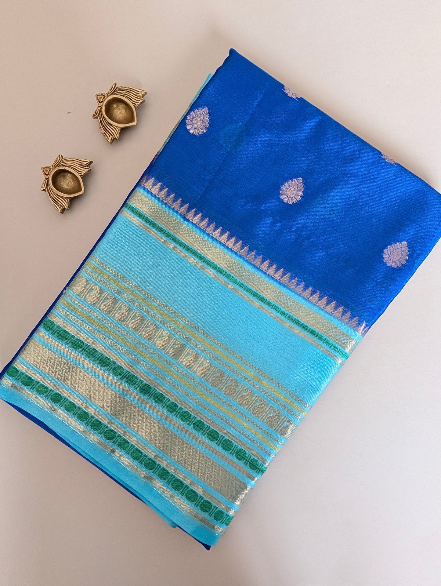Blue Warm Silk Saree