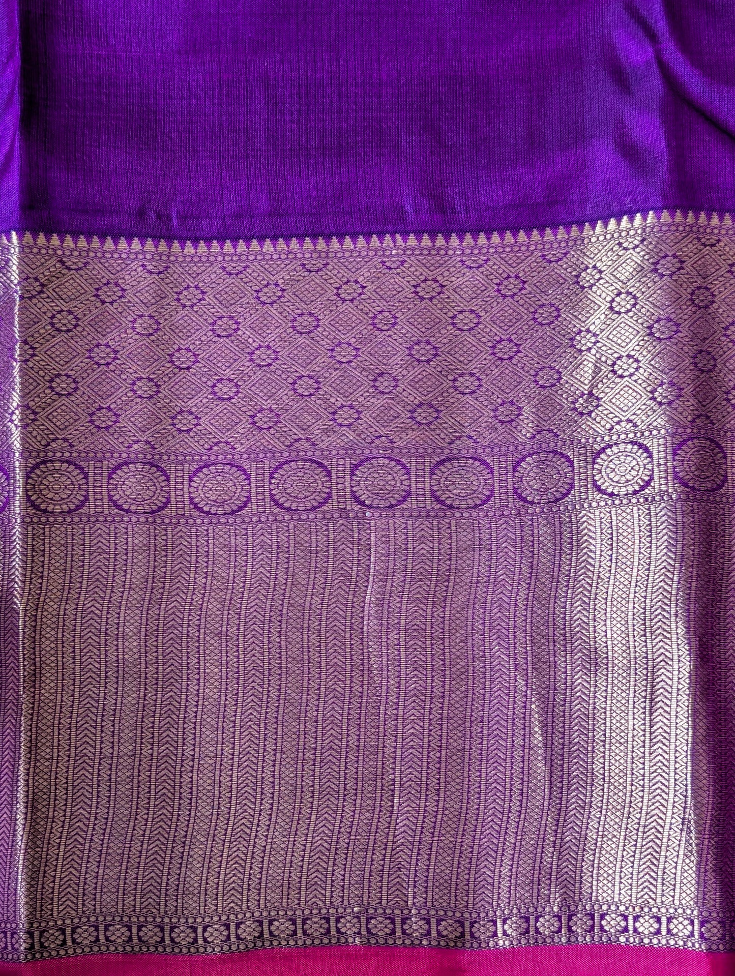 Purple Kanjeevaram Silk Saree
