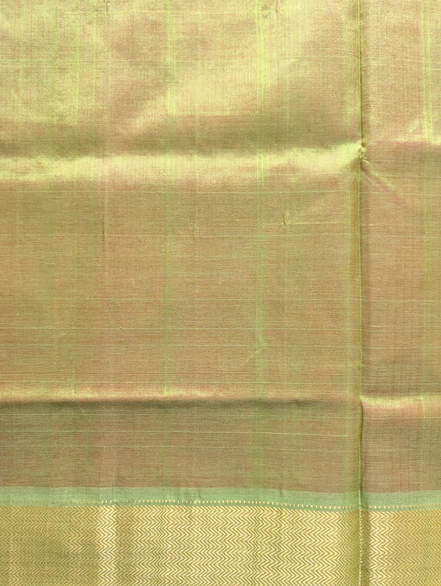 Pink and Green Pure Kanchi Silk Cotton Saree