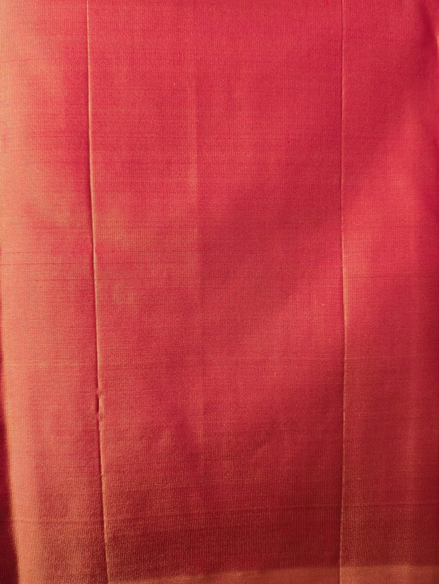 Orange Brocade Kanjeevaram Silk Saree