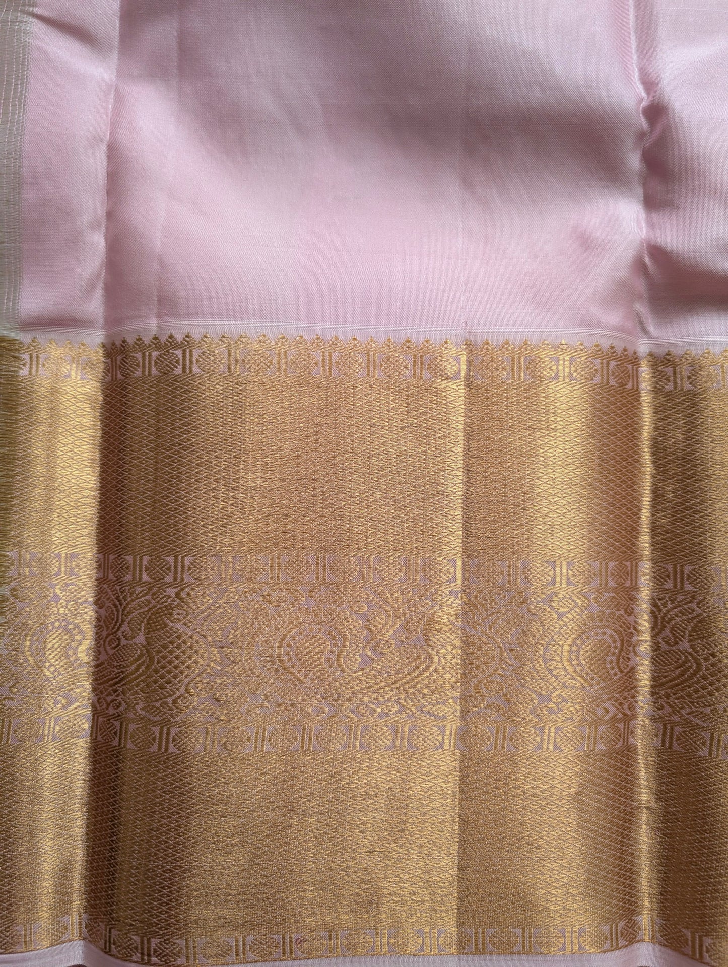 Red with Pink Kanjeevaram Pure Silk Saree