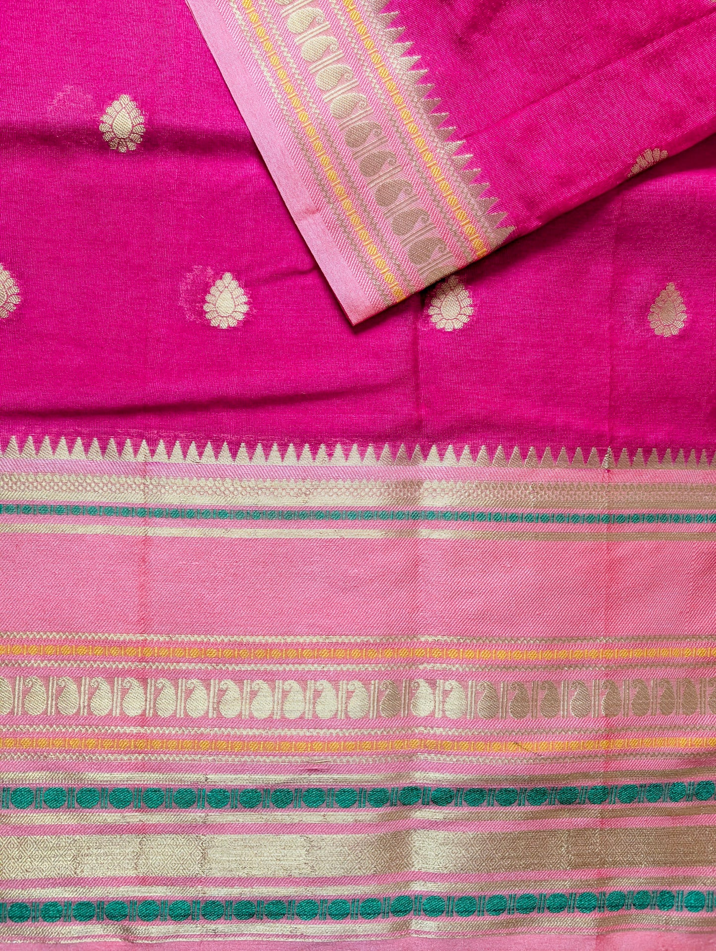 Pink Banarasi Warm Silk Saree