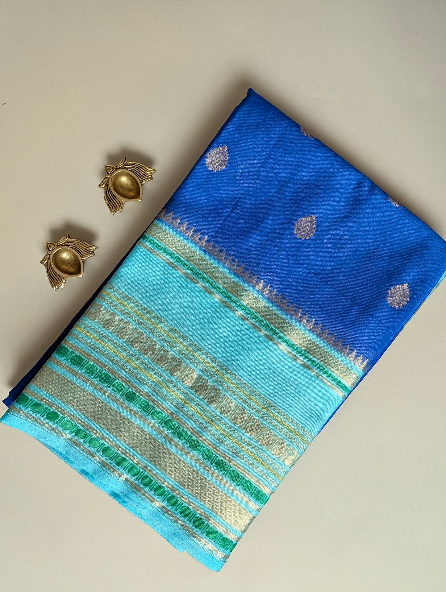 Blue Warm Silk Saree