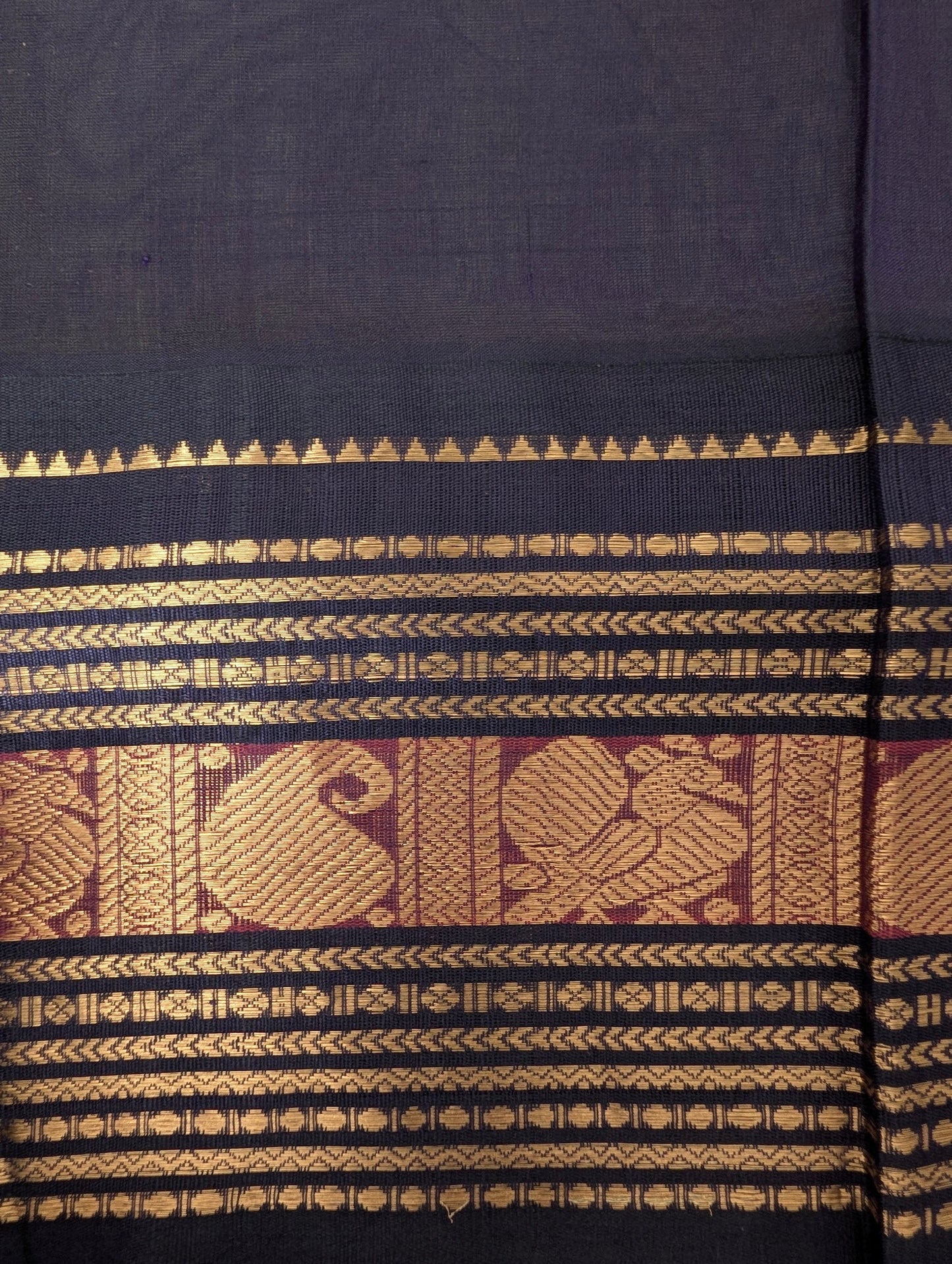 Pista Green with Blue Pure Kanchi silk cotton